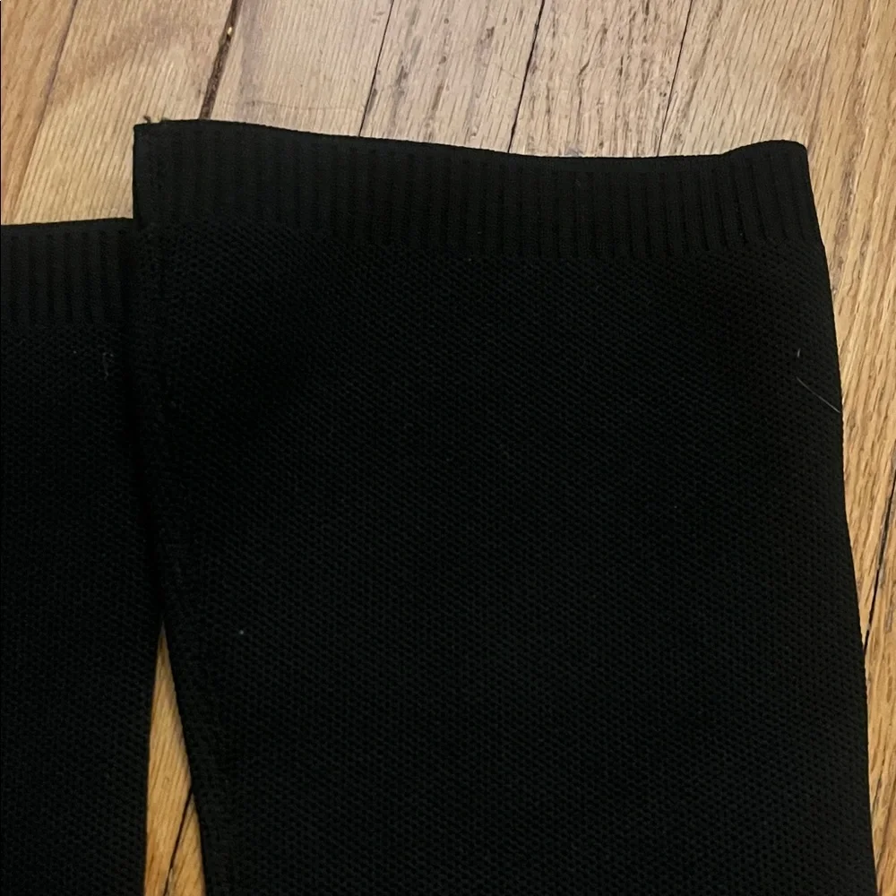 NWT Black Women's Over the Knee Thigh High Stilletto Stretchy Sock Style Boots